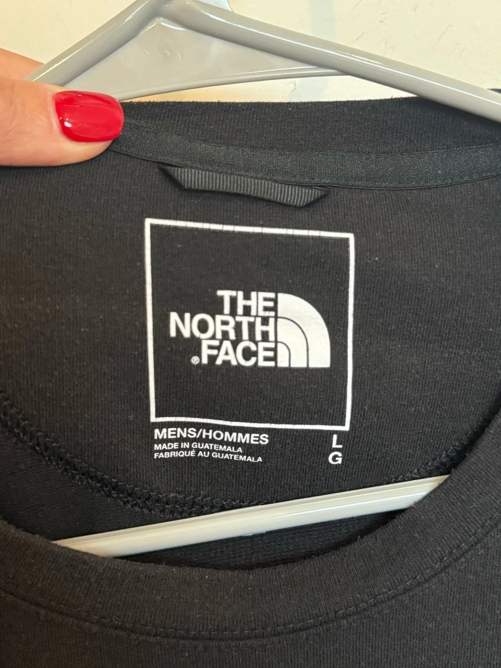 The North Face Men’s Black Long Sleeve Crew Shirt
